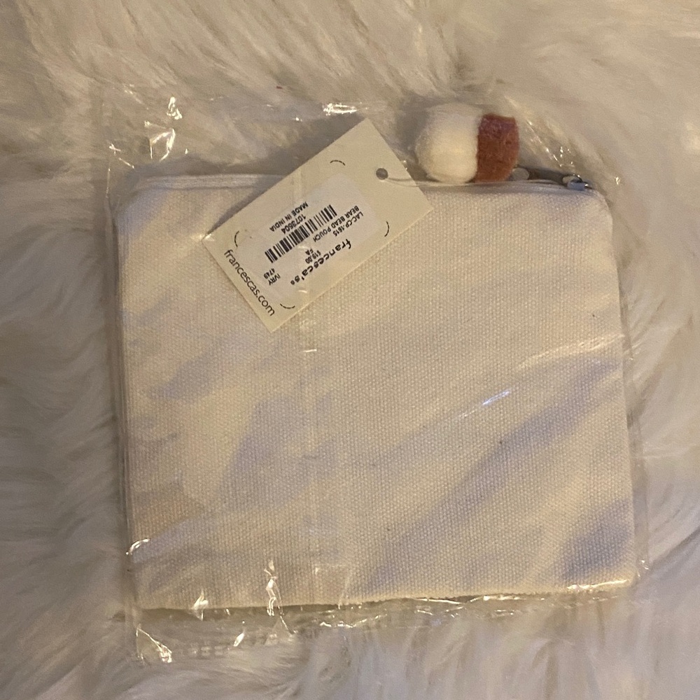 Francesca's Collections Beaded Teddy Bear Pouch - - Picture 2 of 2